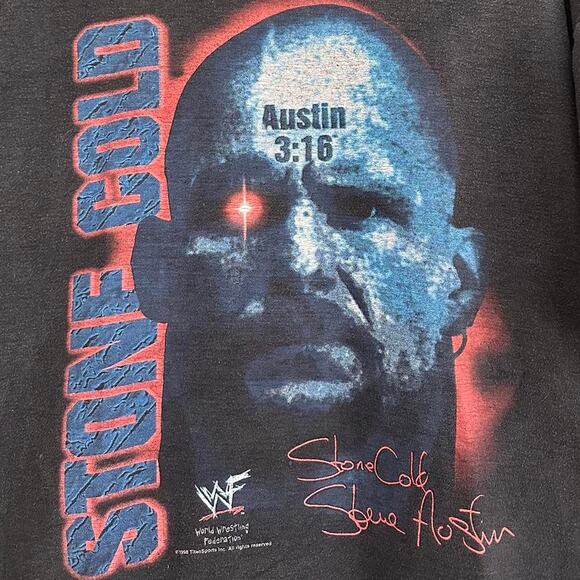 Vintage 1998 Stone Cold Steve Austin WWF Shirt - Picture 3 of 7
